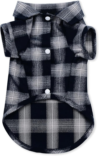 Dog Shirt, Koneseve Pet Plaid Polo Clothes Shirt T-Shirt, Sweater Bottoming by Koneseve