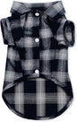 Koneseve Dog Shirt, Pet Plaid Clothes Shirt T-Shirt Sweater Matching Breathable by Koneseve