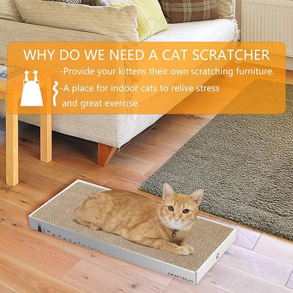 Cardboard Scratcher Pad Scratching post:Smartbean Cat Scratch Pad, Cat - Image 6