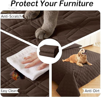 hyha Waterproof Dog Bed Blanket, Soft Pet Blankets, Waterproof Couch Cover - Image 5