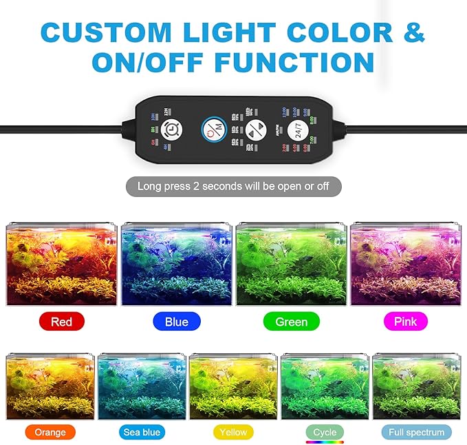 SEAOURA 24/7 Mode LED Aquarium Light - Image 3