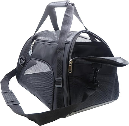 Cat Carrier, Soft-Sided Pet Travel Carrier by ZaneSun