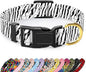 Reflective Dog Collar for Medium Dogs, Cute Boho Adjustable Heavy-Duty Nylon by TMOODEL