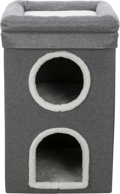 Trixie Saul Cat Condo | 2-Story Condo Tower | Scratching Surface | Foldable by TRIXIE