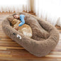Human Dog Bed, Large Dog Beds for Humans Size Fits You and Pets, Washable Faux by WROS