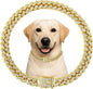 Dog Chain Designer Gold Crystal Pet Collar Cuban Link Chain by Unknown