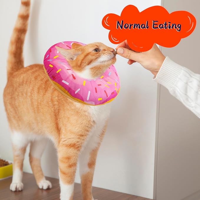 Cat Cone Collar Soft, Adjustable Cat Recovery Collars Spay Cones to Stop Licking - Image 4