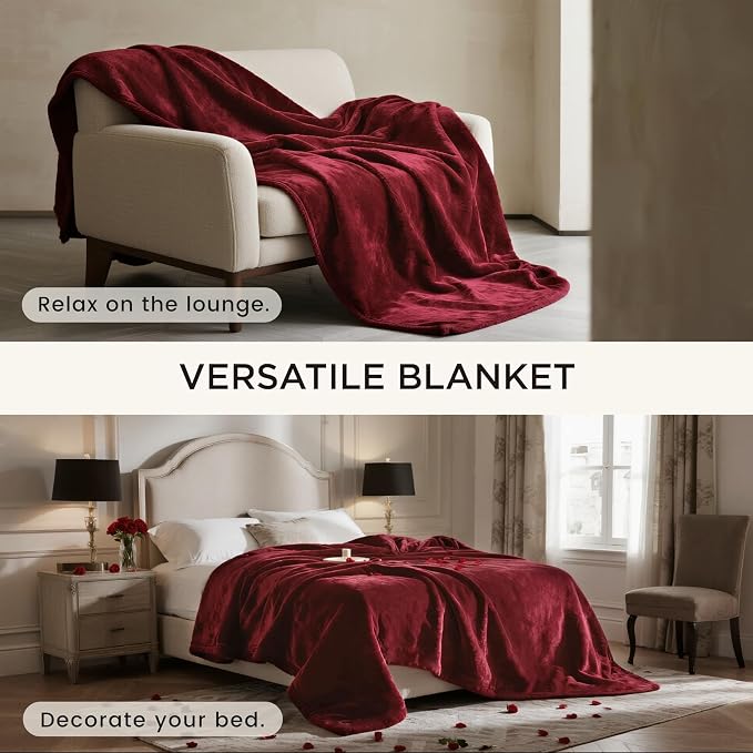 gogobunny Waterproof Bed Blanket, Reversible Sherpa Fleece Throw Blanket - Image 8