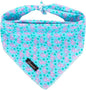 ARING PET Summer Dog Bandanas, Turquoise Flamingo Kerchief Triangle Bibs Scarf by ARINGPET