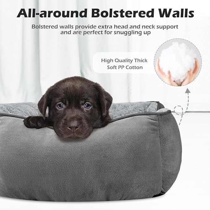 INVENHO X-Large Dog Bed Rectangle Washable Orthopedic Soft Calming Sleeping - Image 2