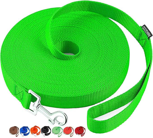 AmaGood Dog/Puppy Obedience Recall Training Agility Lead-15 ft 20 ft 30 ft 50 by DOGLEASH