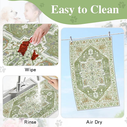 famibay Dog Food Mat, Absorbent Cat Dog Mats - Image 6