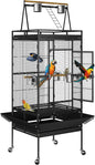Nova Microdermabrasion 68-Inch Height Wrought Iron Standing Large Play Top Bird by NovaMicrodermabrasion