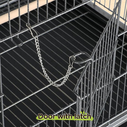 Yaheetech 52-inch Wrought Steel Standing Large Flight King Bird Cage - Image 8