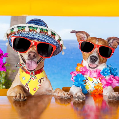 Weewooday 30 Pieces Sublimation Heat Transfer Dog Bandana Triangle Dog Scarf - Image 3