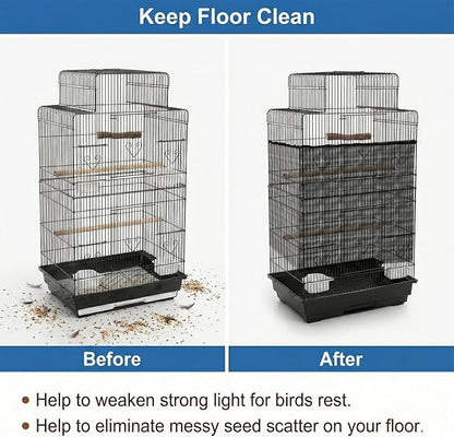 Large Bird Cage Seed Cather - Image 2