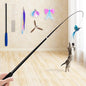 JXFUKAL 2025 Latest Cat Toys, 2 in 1 Spring Cat Wand Toy by JXFUKAL