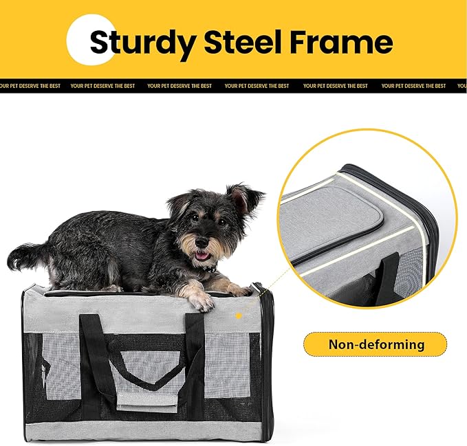 Cat Carrier Airline Approved, Soft-Sided Dog Carrier - Image 6