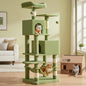 Feandrea Cat Tree, 59.5-Inch Tall Cat Tower, Plush Multi-Level Condo by FeandreabySONGMICSHOME