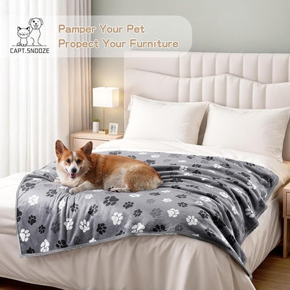 Waterproof Dog Blankets Pet Blanket 60"x80", Soft Fluffy Sofa Car Bed Protector - Image 6