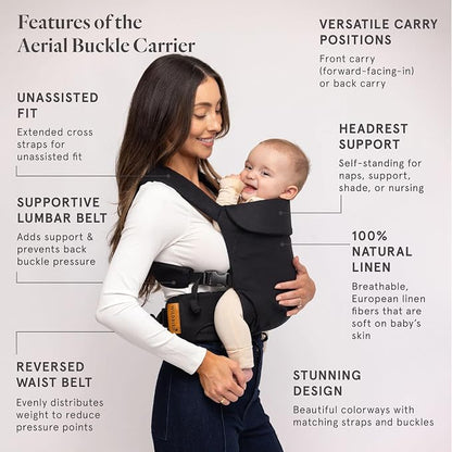 WildBird - Aerial Buckle Carrier - 2-24 Months - Large Raven - Front or Back - Image 2