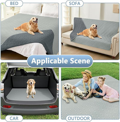 hyha Waterproof Dog Blanket, Soft Dog Bed Cover Pet Blankets, Waterproof Sofa - Image 6