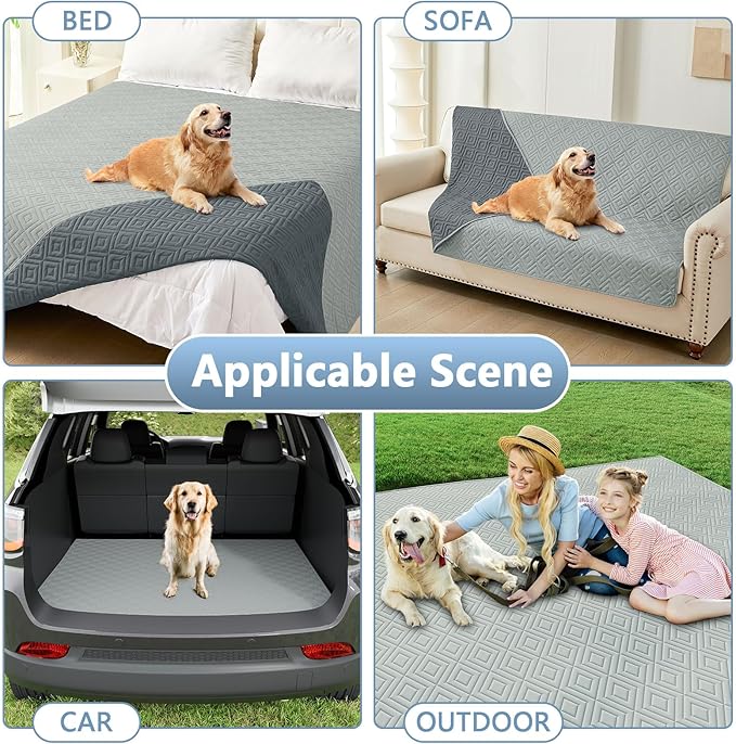 hyha Waterproof Dog Blanket, Soft Dog Bed Cover Pet Blankets, Waterproof Sofa - Image 6