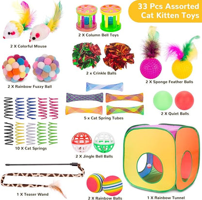 Retro Shaw Cat Toys, Interactive Kitten Toys - Image 4