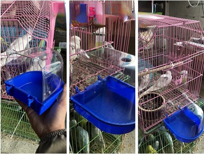 Bird Bath Cage, Cleaning Pet Supplies Bird Bathtub - Image 3