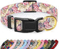 Reflective Dog Collar for Extra Small Dogs, Cute Flower Theme Adjustable by TMOODEL
