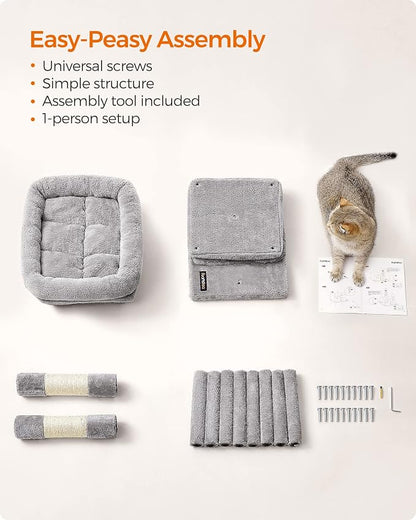 Feandrea Cat Tree, 29.1-Inch Cat Tower, Plush Condo - Image 5