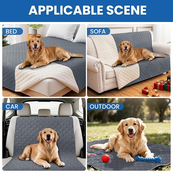Waterproof Dog Bed Cover Pet Blanket, Soft Couch Cover - Image 5