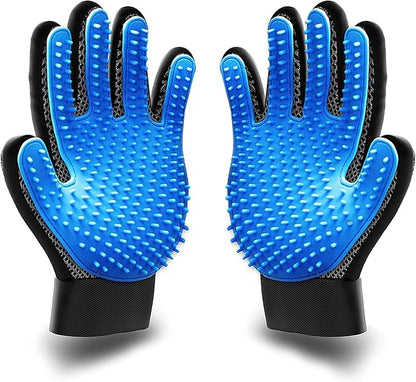 KENNELS & KATS Pet Grooming Gloves | Deshedding Glove by KENNELSKATS
