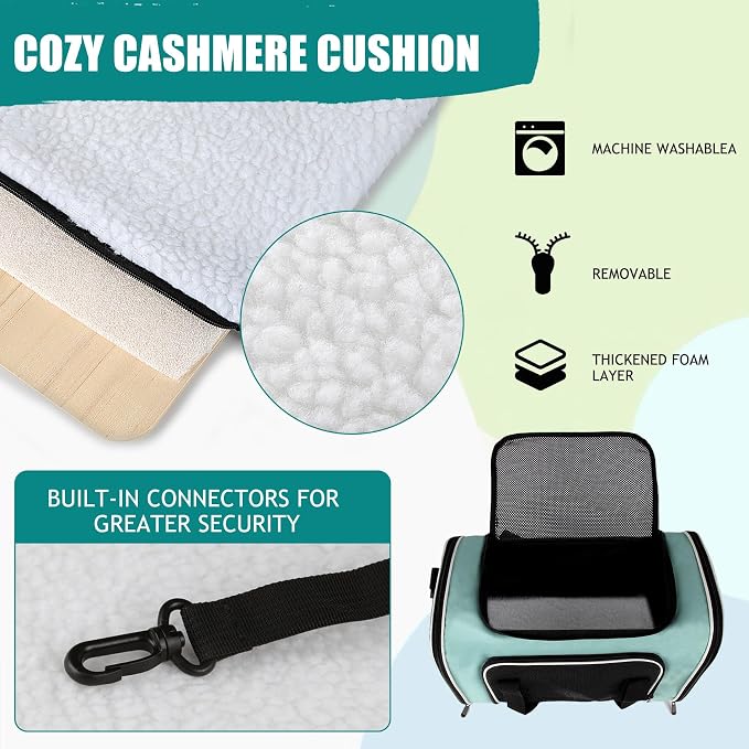 Cat, Dog Carrier for Small Medium Pet Carriers Up to15Lbs, Cats Carrier Soft- - Image 4