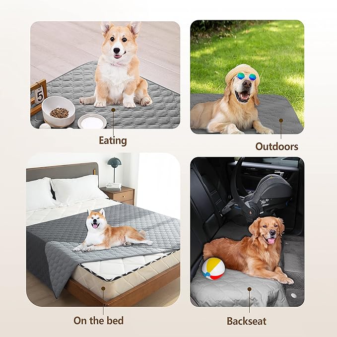 gogobunny 100% Double Sided Waterproof Dog Blanket Soft Pet Bed Cover - Image 3