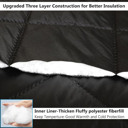 Reversible Wide Magnetic Thermal Insulated Door Curtain - Image 3