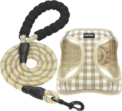 Dog Harness Step-in Breathable Puppy Cat Dog Vest Harnesses by matilor