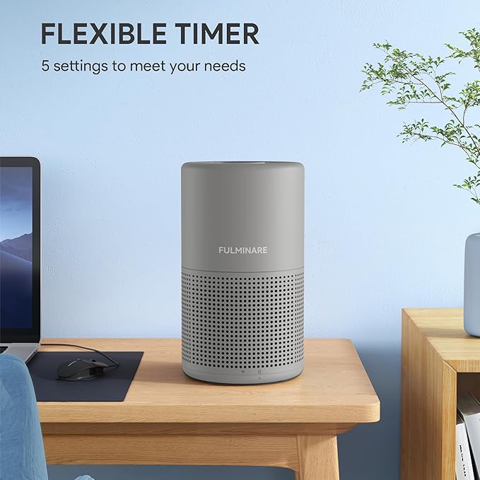 FULMINARE Air Purifiers for Bedroom H13 True HEPA Air Filter, Quiet Air Cleaner - Image 3