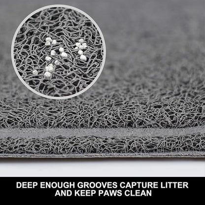 Pet Feeding Mat for Small Dogs and Cats 24" x 16" Flexible and Waterproof Dog - Image 2