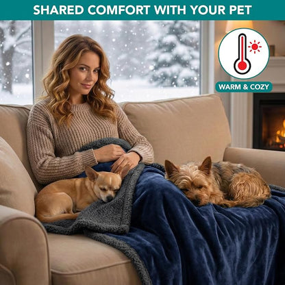 PetAmi Waterproof Dog Blanket for Queen Bed Large XL Dog Throw for Couch Cover - Image 4