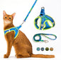 Cat Harness and Leash Set, Step-in Escape Proof Adjustable Vest Harness by PetThem