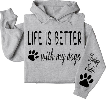 Custom Dog Mom Shirt for Women Pet Ears Sweatshirt - Image 9