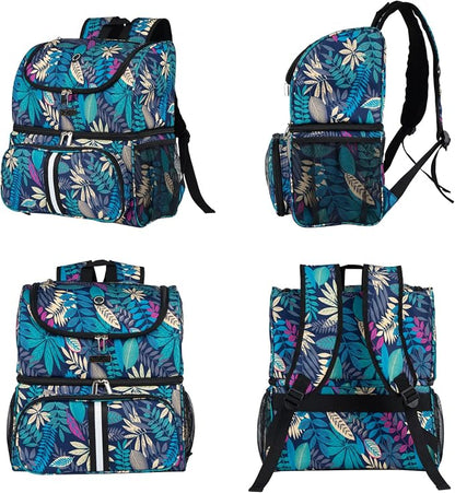 BAGLHER Pet Travel Bag, Double-Layer Pet Supplies Backpack, Pet Travel Backpack - Image 2