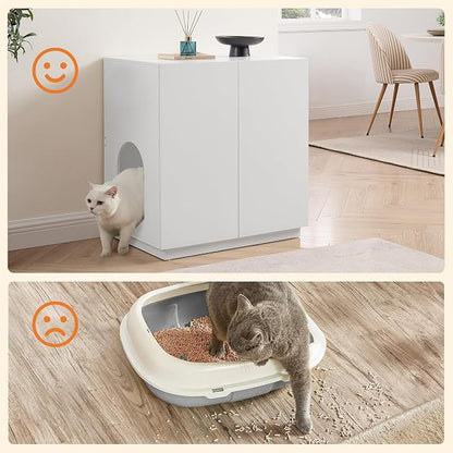 unipaws Tall Cat Litter Box Enclosure - Image 4