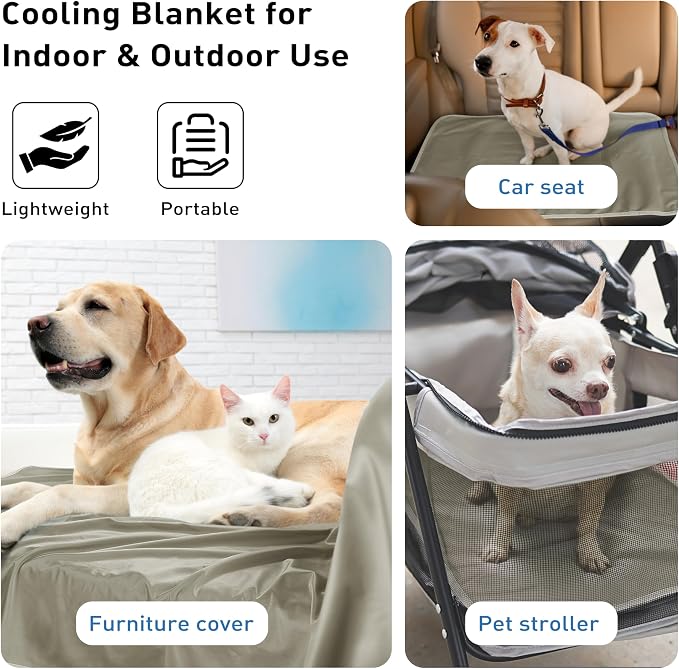 Kritter Planet Waterproof Cooling Dog Mat, Soft Pet Blanket - Image 5