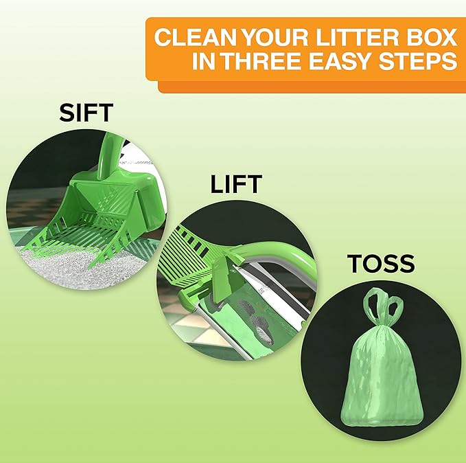 Neater Pet Brands Neater Scooper Standard Cat Litter Scoop, 15 Refill Bags – - Image 4