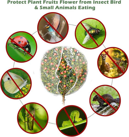 10 x 10ft Extra Large Fruits Tree Netting, Garden Mesh Insect Tree Cover - Image 3