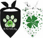 St. Patrick's Day Dog Bandana, 2 Pack Adjustable Holiday Party Pets Saint by XGXHZYLC