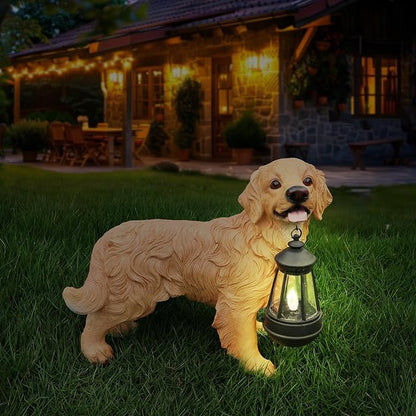 Golden Retriever Statue Outdoor Decorations – Outdoor Dog Statue Standing - Image 6