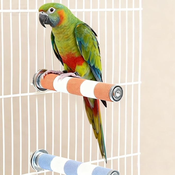 AOTU Bird Perch Rough-surfaced Parrot Perch Bird Stand - Image 7
